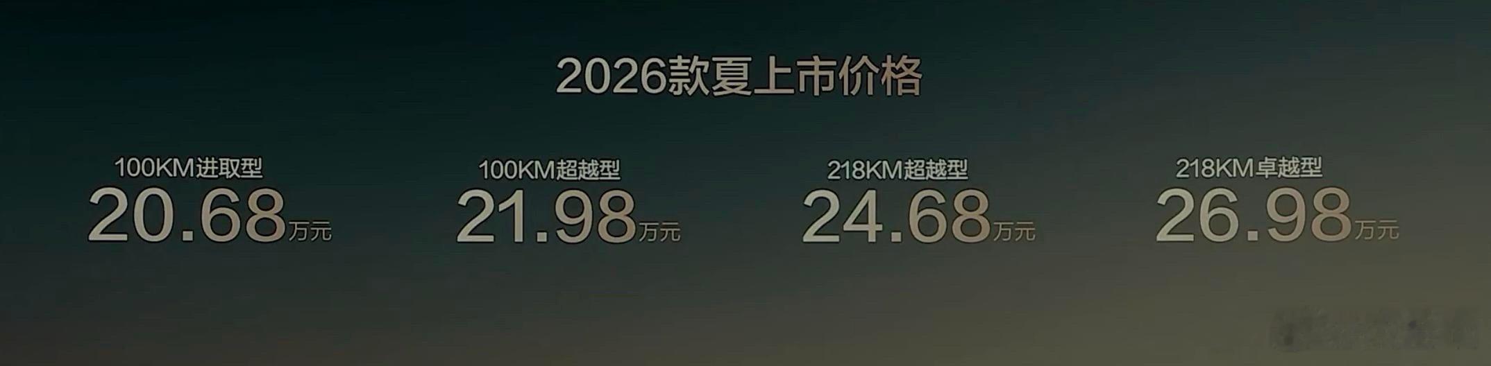 2026款比亚迪夏正式上市 20.68万起/顶配增激光雷达 精准卡位插混中大型M