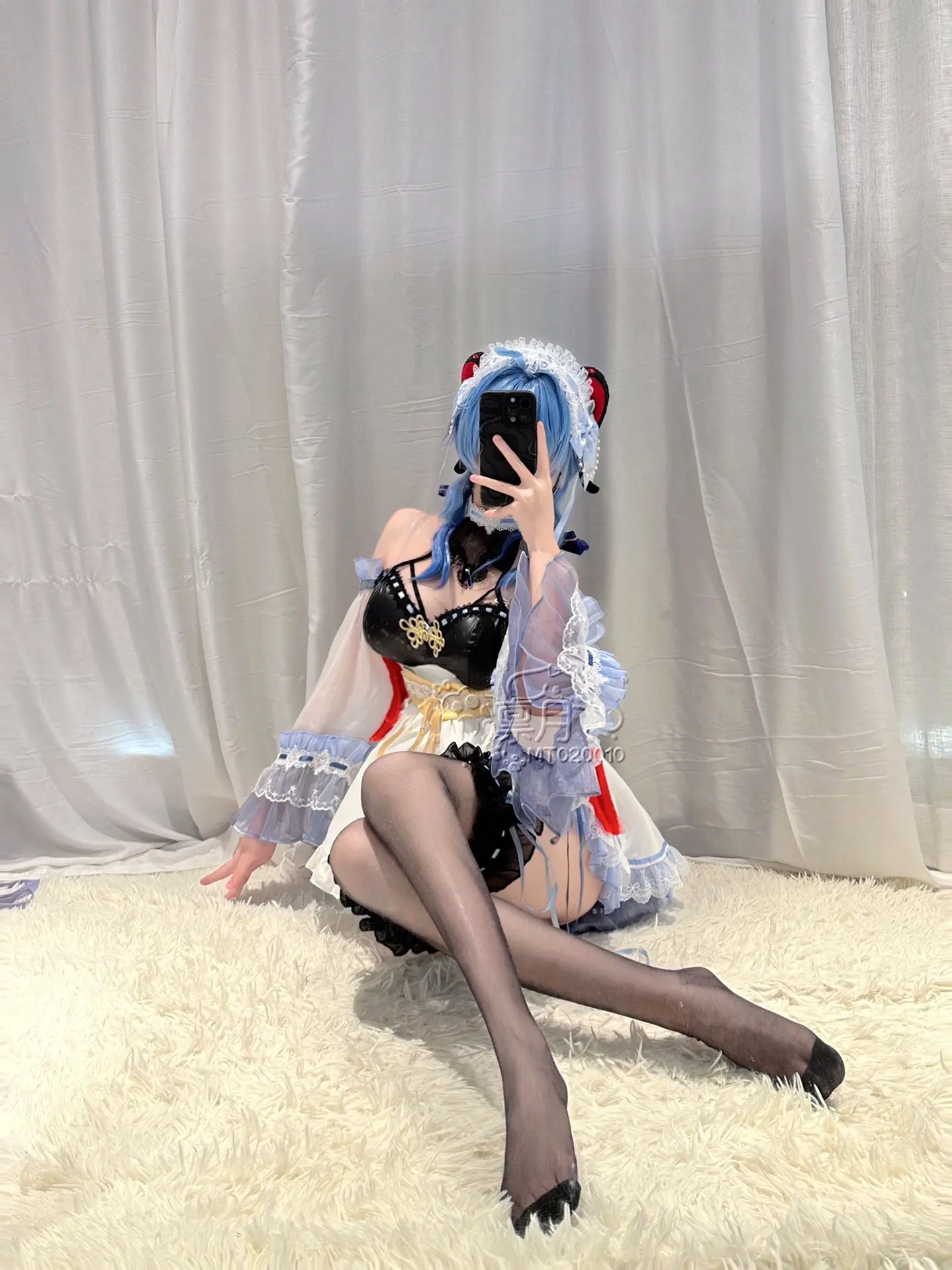 热门 cos 女仆装 原神 甘雨