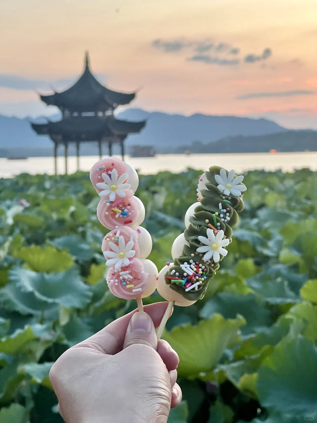 在杭州！吃到了糯叽叽的年糕….