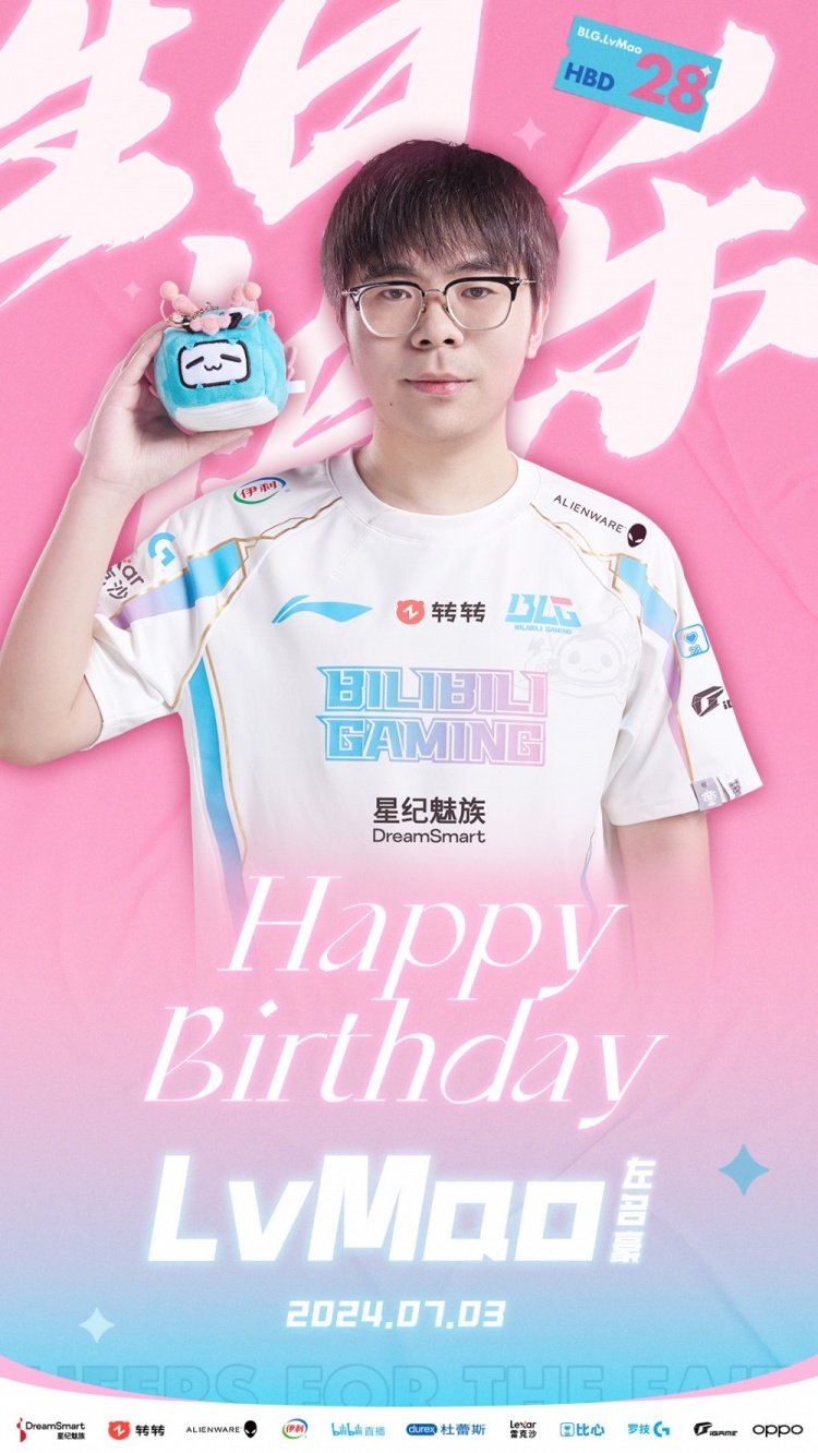 #BLG战队辅助LvMao生日快乐##BLG选手LvMao生日快乐#BLG官方祝