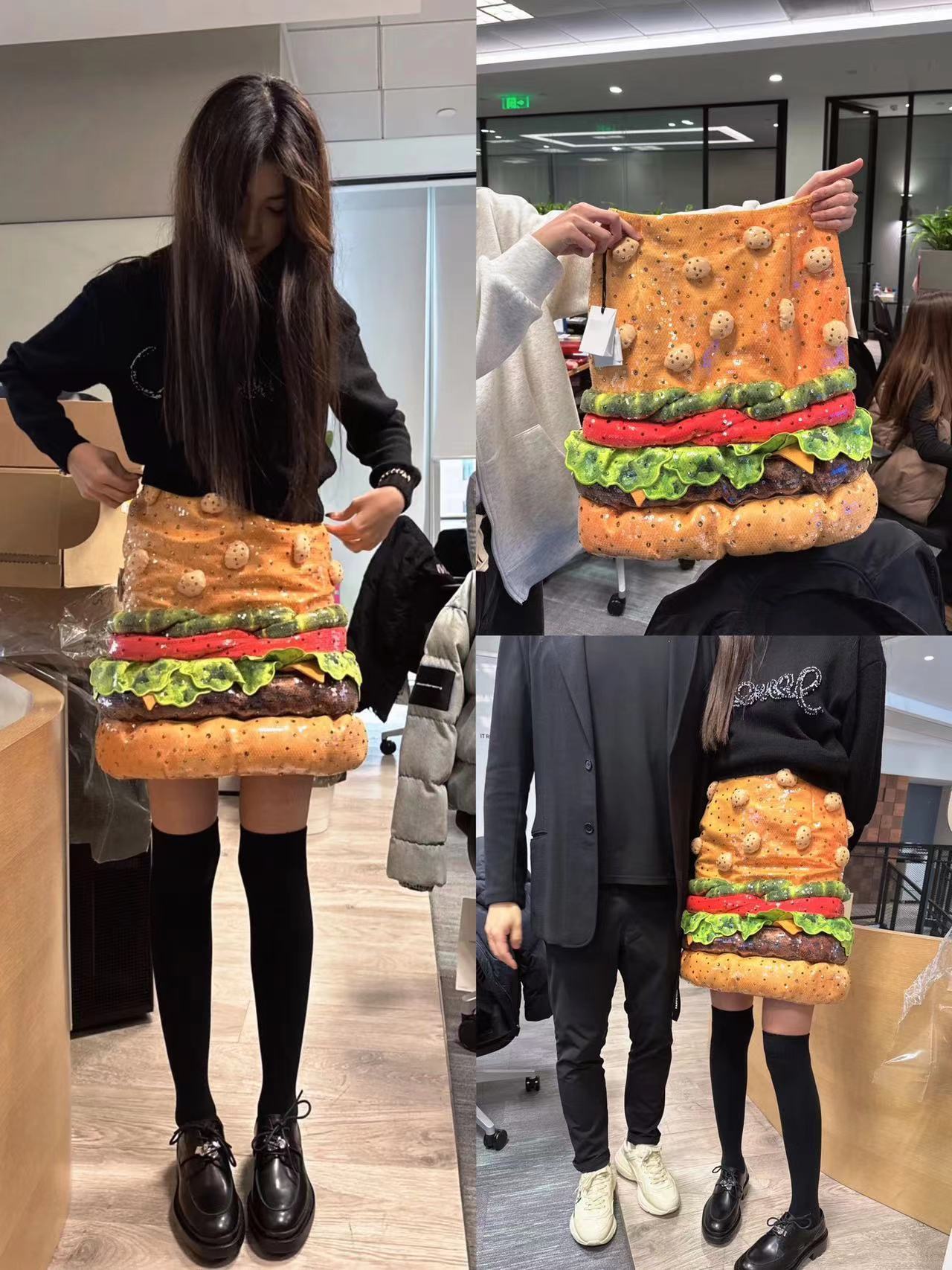 闺蜜穿上了我给买的新裙子，谁是显眼包我不说 ​​​