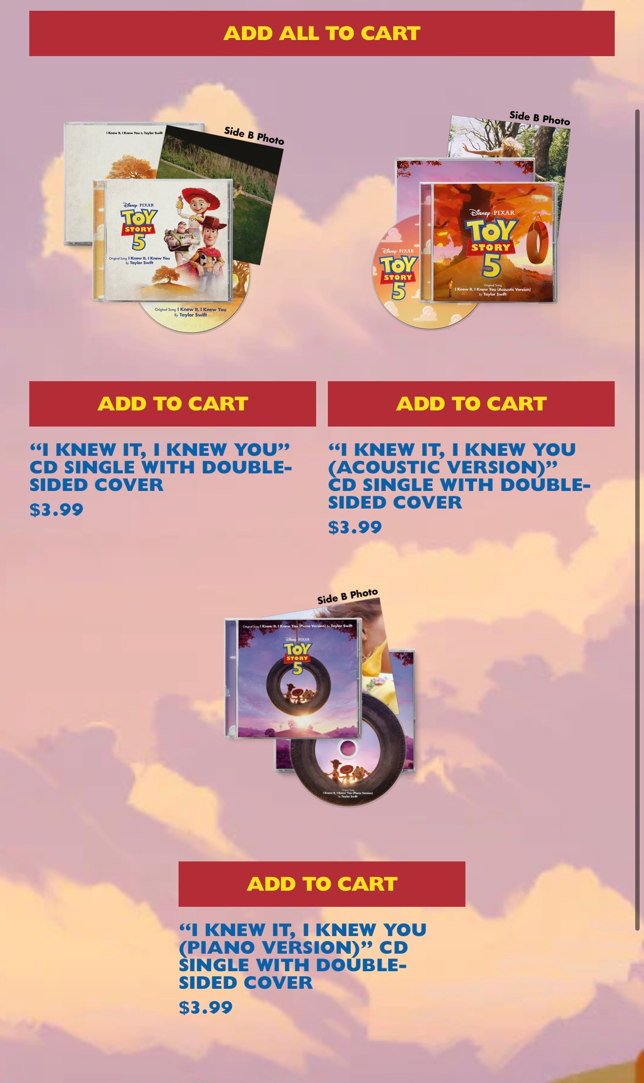泰勒丝为电影Toy Story5/玩具总动员5演唱的OST《I Knew It,