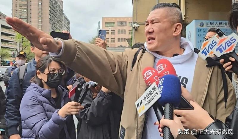 今天台湾新北地院首度开庭审理网红“馆长”陈之汉因直播说“斩首赖清德”遭起诉一案，