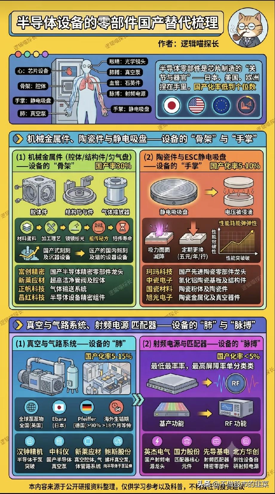 被低估的“芯片脏器”：半导体设备零部件，为何会成为芯片产业的隐形主战场？
 
当
