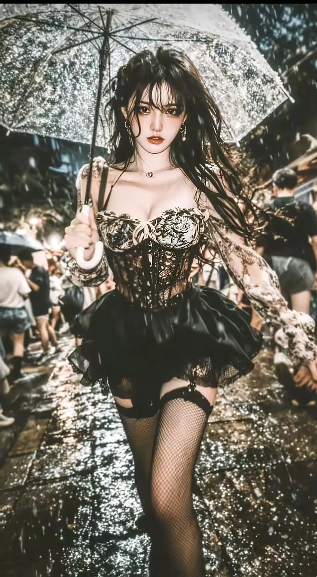 雨中御姐 雨中美欲 暗黑美学