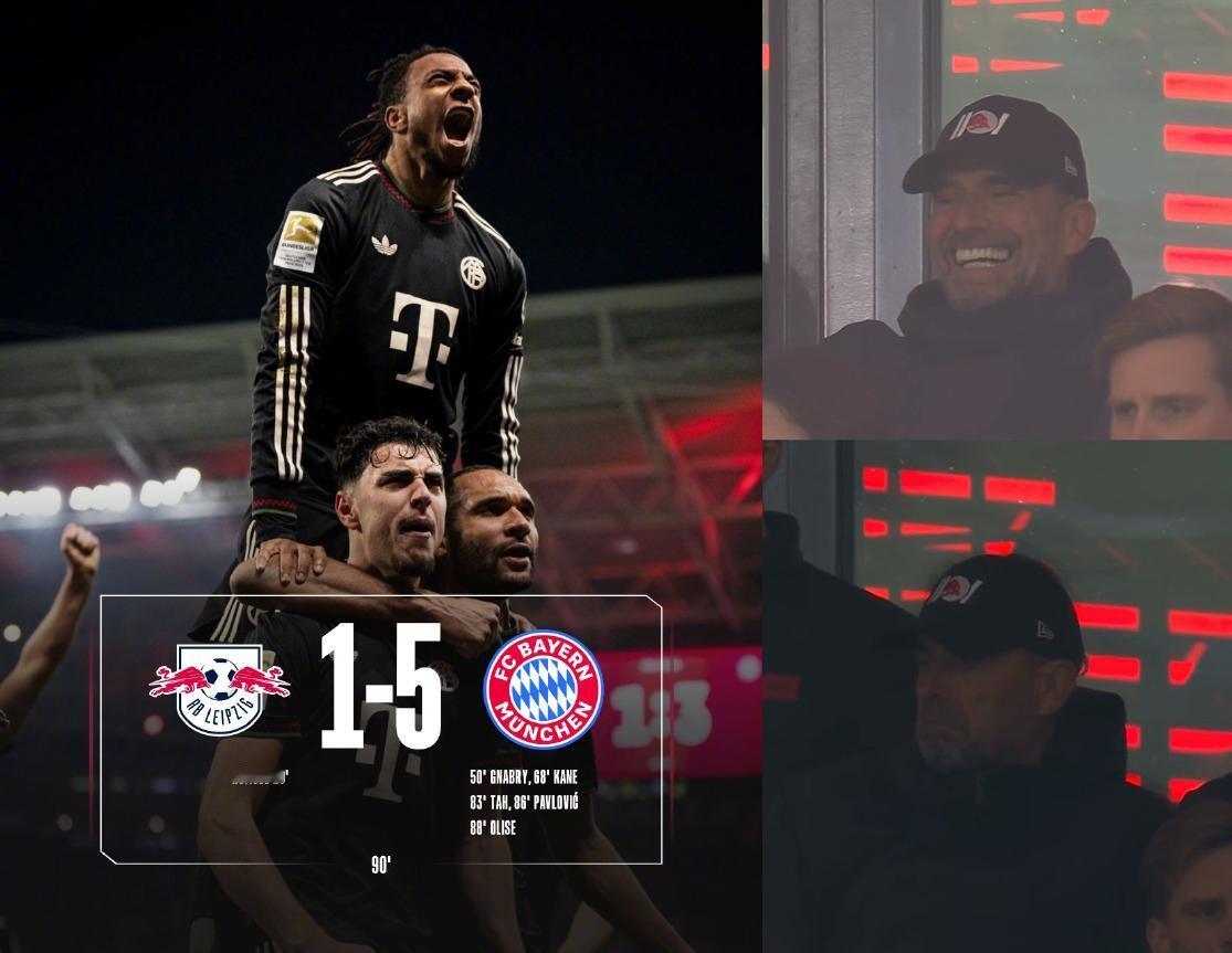 克洛普你接着笑啊，5：1之后怎么不笑了，是不喜欢吗？
这场我证明是红牛先动的手，