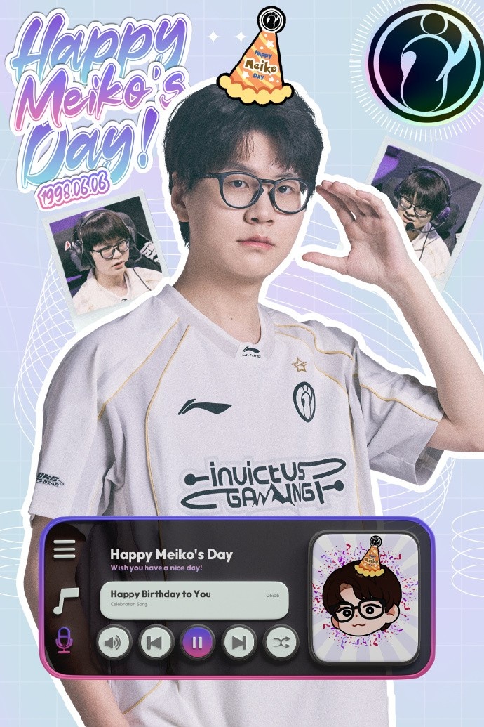 IG为Meiko送上生日祝福：继续在你热爱的地方，沉稳发光