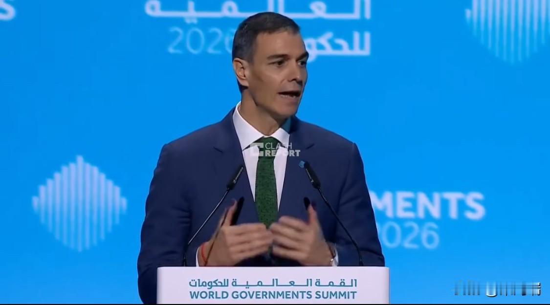 西班牙首相佩德罗·桑切斯（Pedro Sánchez）于 2026年2月3日 在