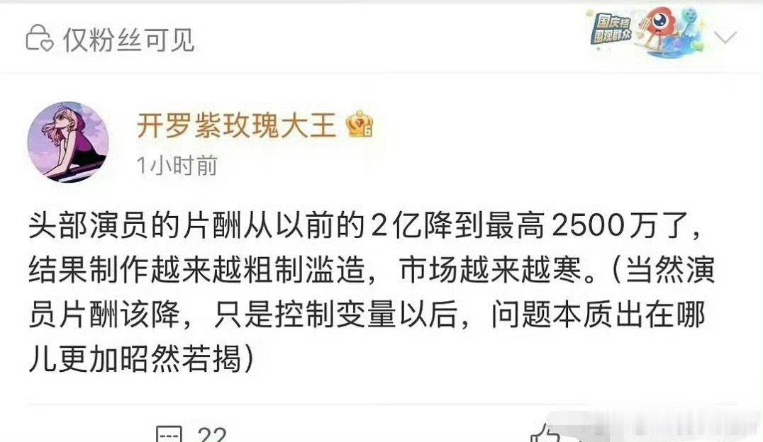 哪个头部演员片酬2亿片酬2亿的演员是谁 哪个头部演员片酬2亿，这么高曝演员片酬从