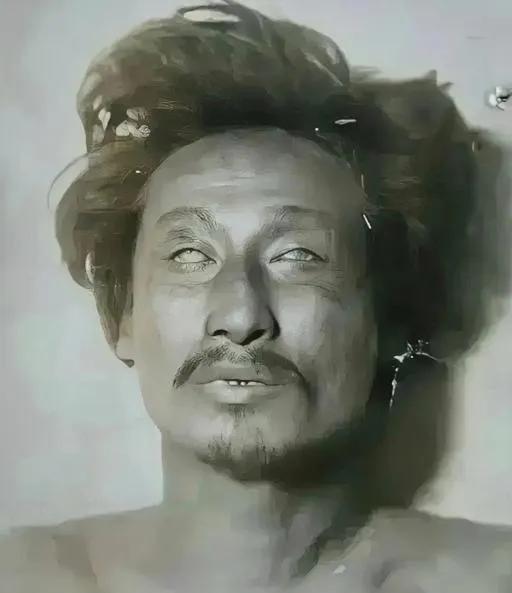 赵尚志将军被日军残害后，留下的一张照片。照片中，将军死不瞑目，让人愤恨的是，将军