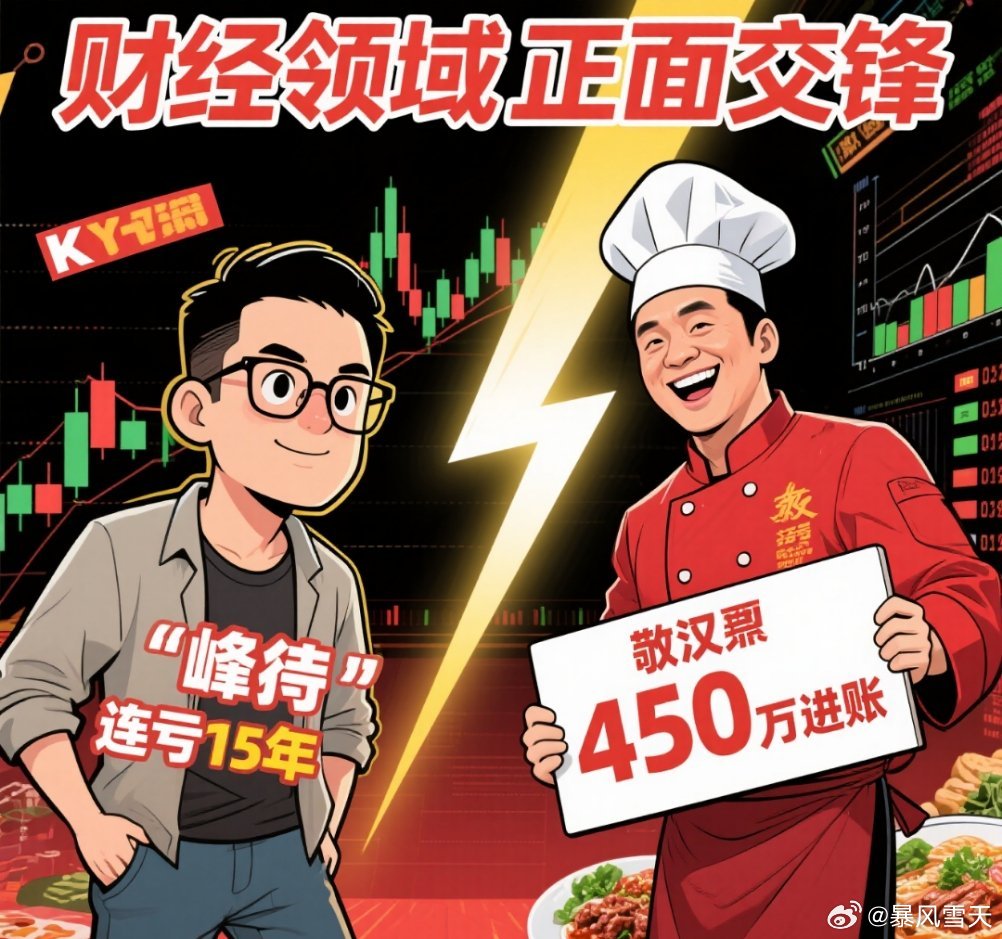 连亏15年的博主称快回本了网红峰哥喊话敬汉卿你是什么水平峰哥居然跟敬汉卿掐起来了