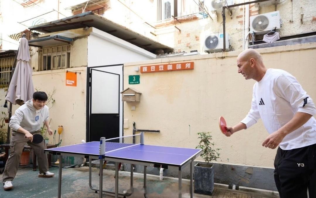 “优秀的年轻人，球打得着实可以！”在对樊振东的评价方面，我和齐达内是一致的。