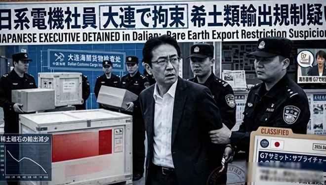 日本电视台披露抓人过程，2名日企高管反复拆磁铁，把中方海关当瞎子！

日本电视台