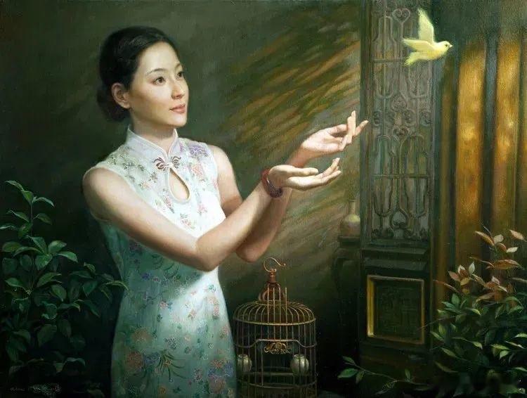 油画里的旗袍 ​​​