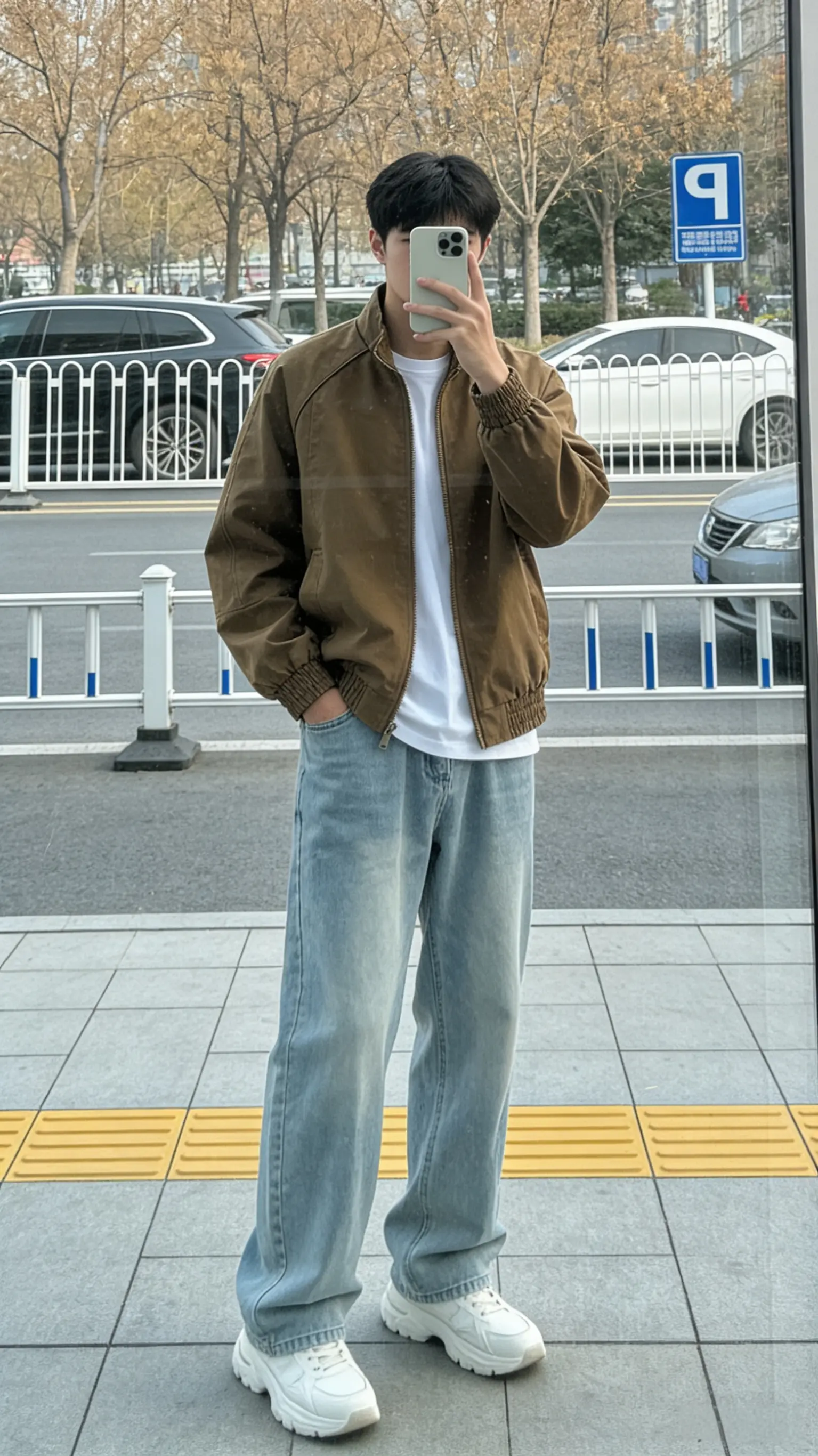 开春必备夹克 棕色百搭不挑人！！！开春必备夹克 棕色百搭不挑人