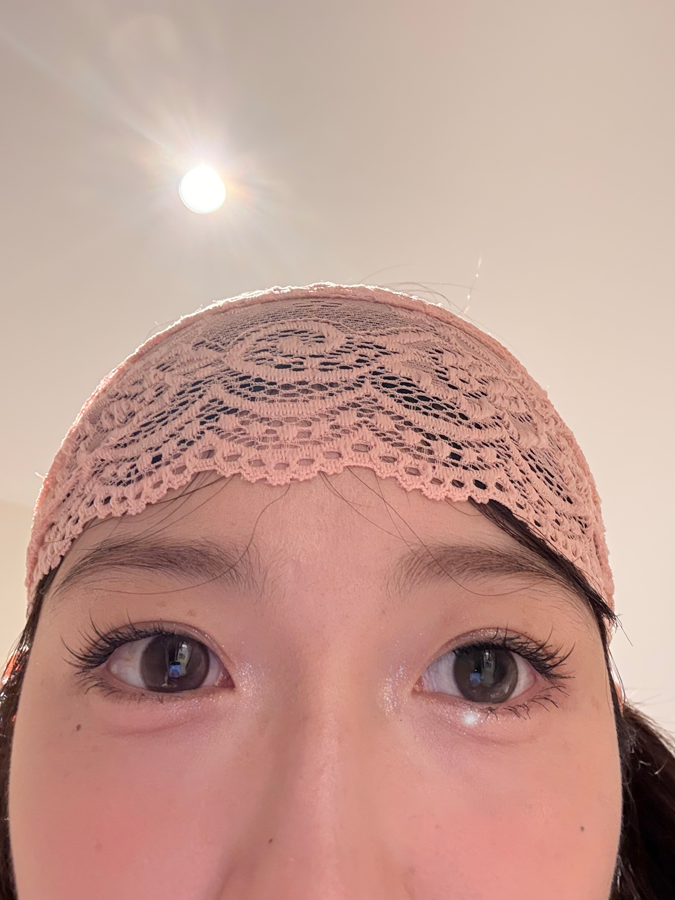 学ins博主买的发带 戴上像卤蛋时尚博主果然不是谁都能当的……额 