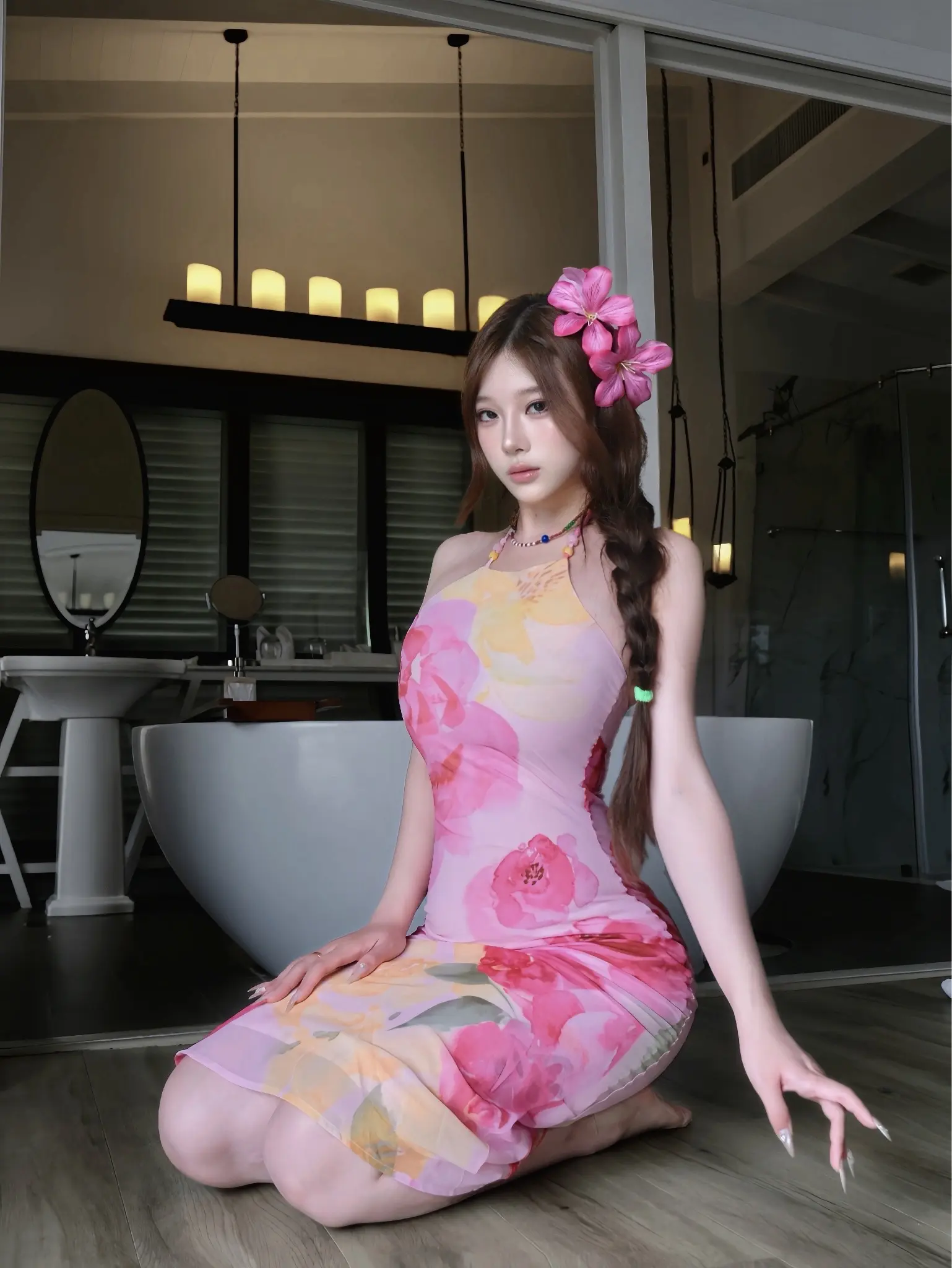 你看花，花也在看你。