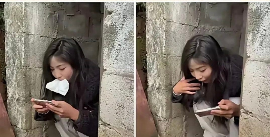 这就是为什么家长说不要上厕所玩手机。 ​​​
