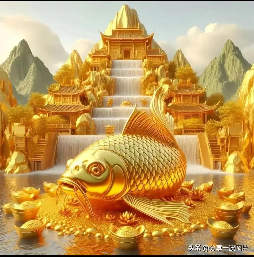 聚水为财，流水生财！祝你财源滚滚来！