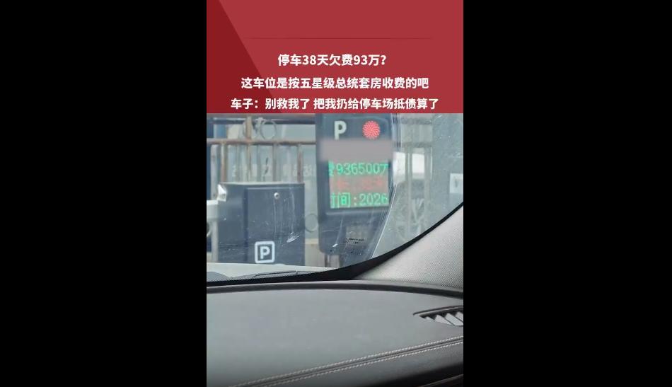 谁能想到，正常停个车，最后能被系统算出近百万的费用？
2026年7月3日，山东一
