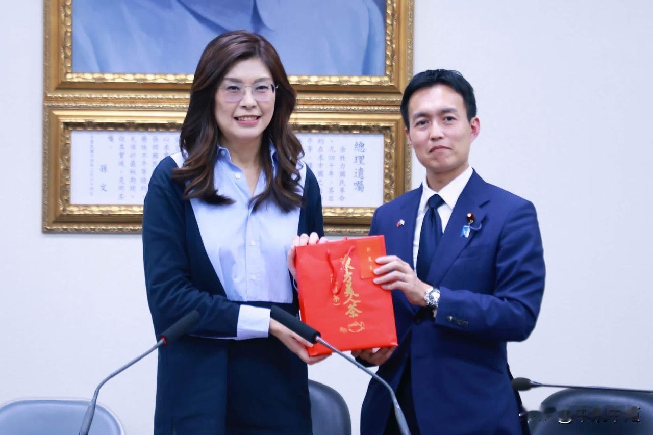 国民党主席郑丽文今（5日）在脸书发文表示，我在中央党部会见由日本自民党青年局局长