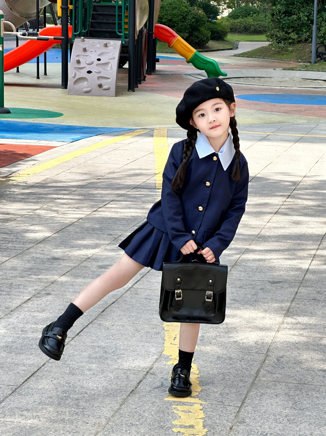 学院风女孩好可爱～