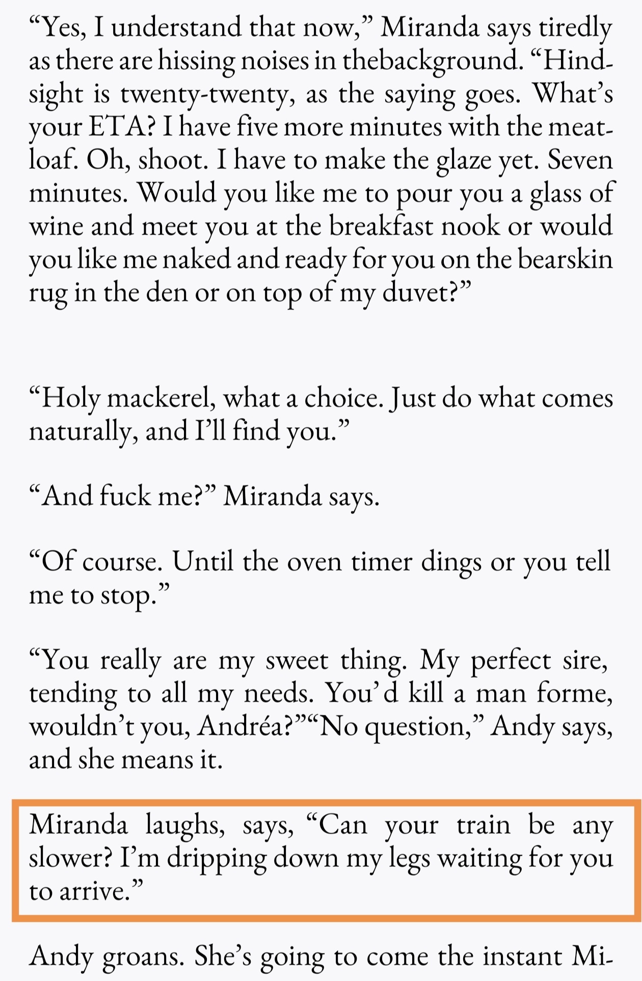 这段写的，这颜色……氛围米兰达真是极品诱受 尤其我圈出来的这句啊啊啊啊啊啊 