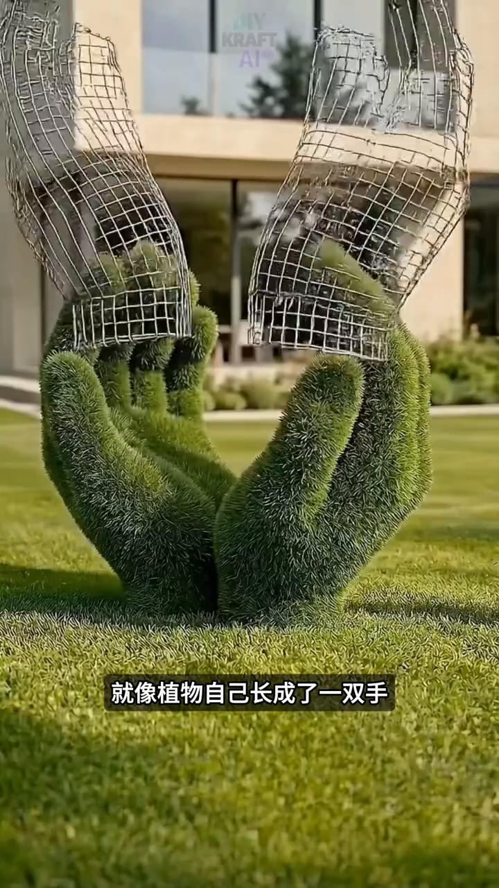 院子设计玩法。
这可能是我见过最聪明的院子设计。
·他们直接把做好的大型铁架架在