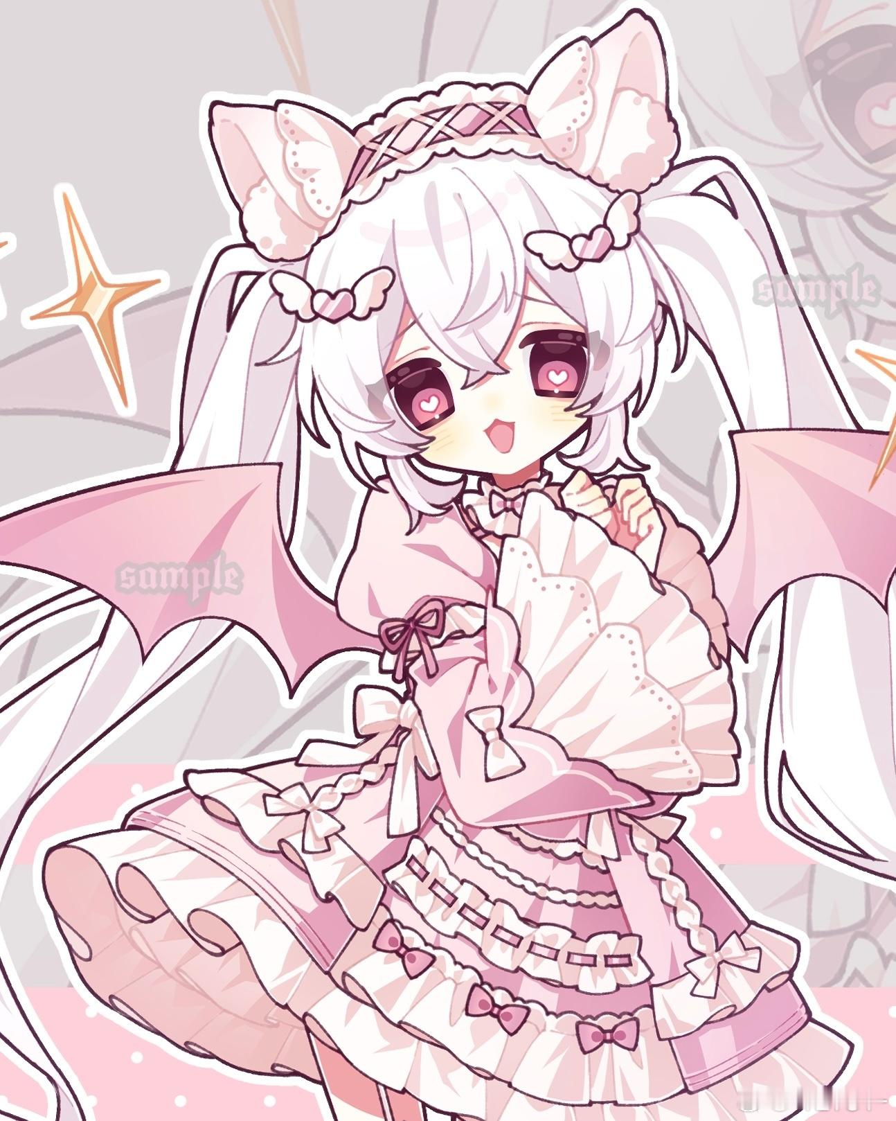 稿之🎀粉色恶魔猫猫喵喵喵💖 
