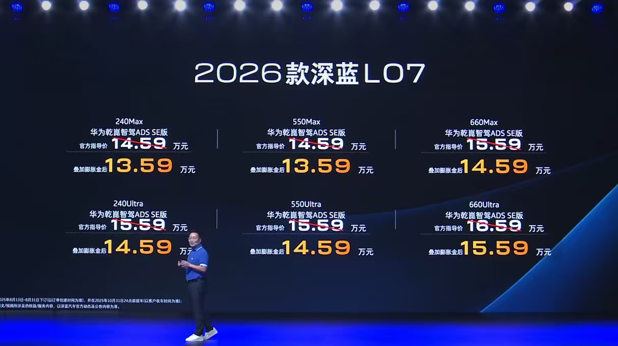 2026款深蓝L07也是来了。外观内饰还是熟悉那味儿耐看又经典，配置上跟同价位那