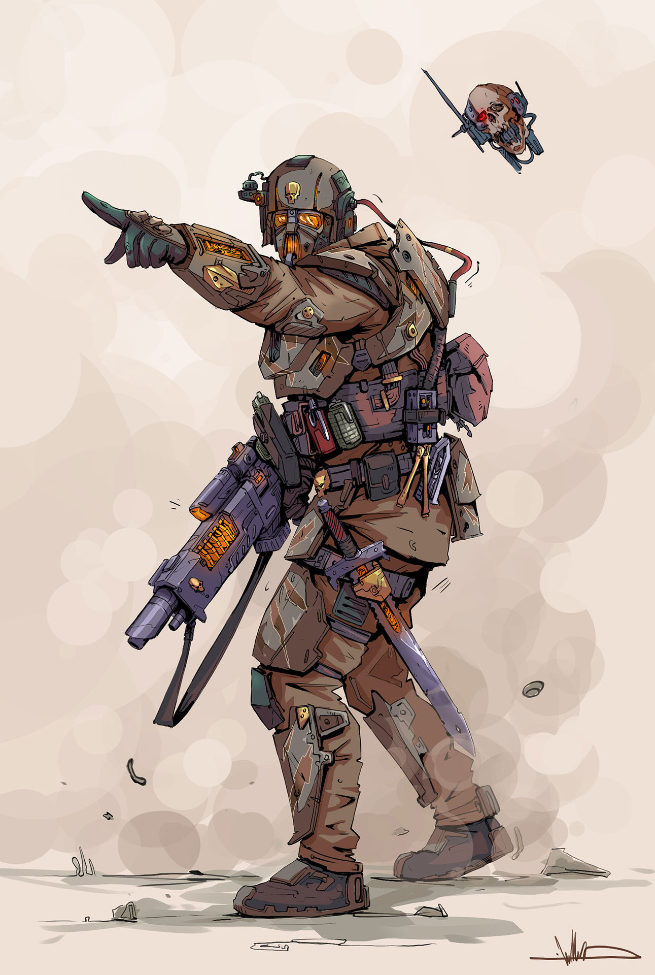 战锤40k 卡舍津突击队by Albert Sargsyan 