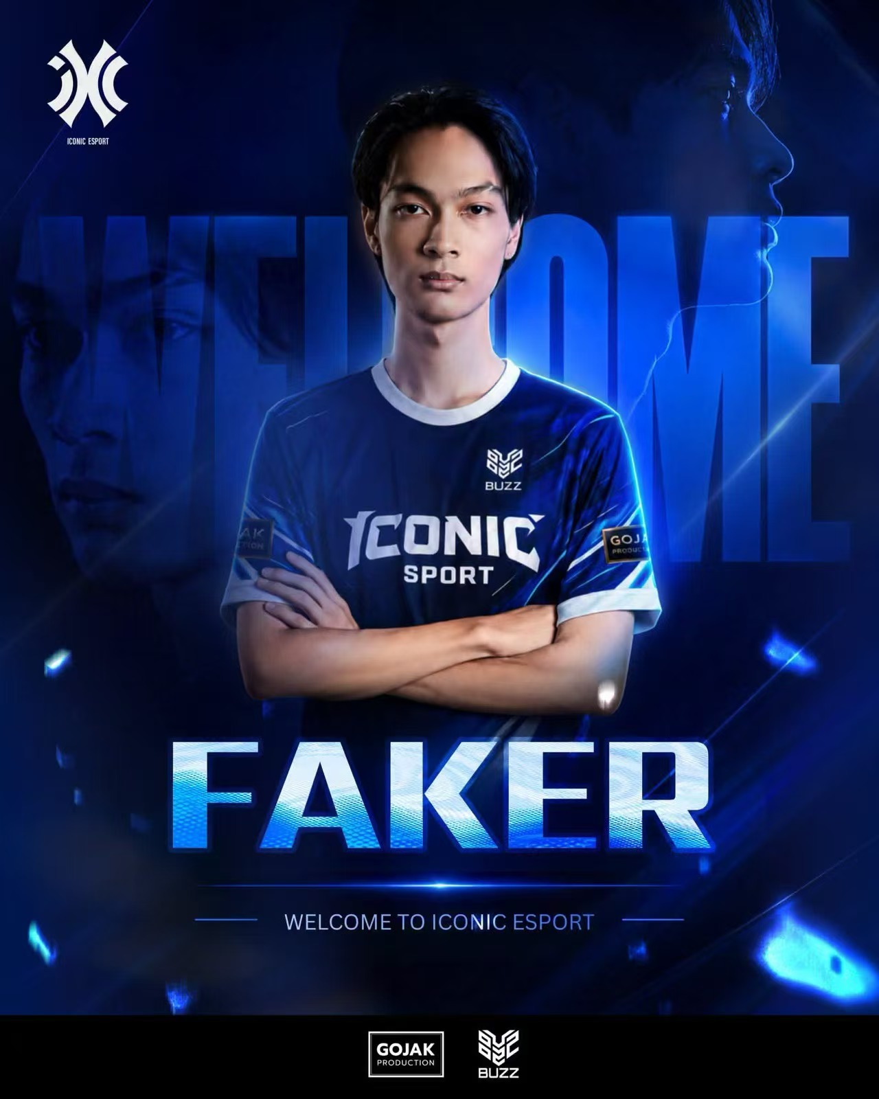 TOTY战队社媒官宣FAKER离队，后者加入Iconic E-Sport