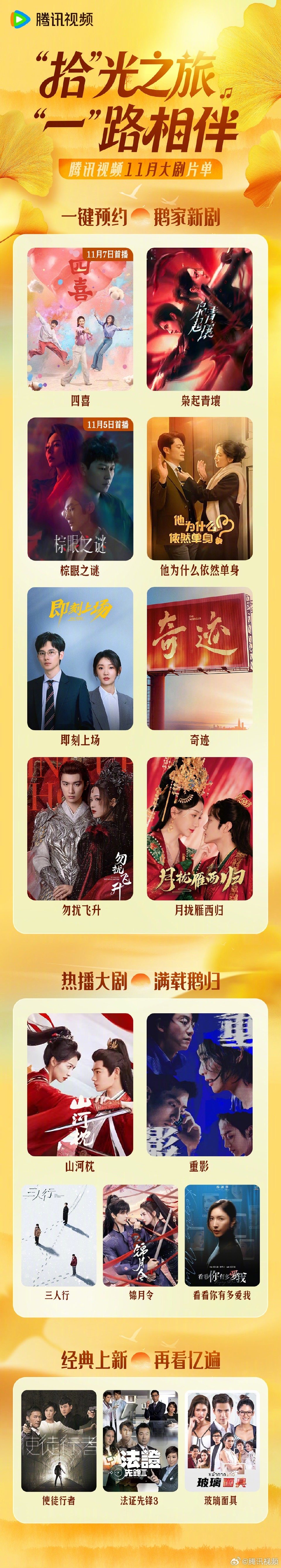 枭起青壤腾讯11月片单迪丽热巴陈星旭枭起青壤11月片单迪丽热巴陈星旭枭起青壤11