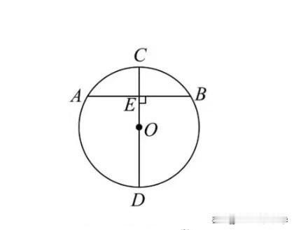 中考数学必刷题，几何题：
如图所示，圆O的直径CD⊥弦AB于点E，CD=10，C