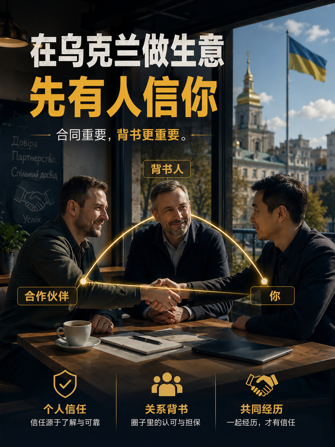 Claude说，乌克兰的商业文化高度依赖个人信任和关系背书。让它对此解读：这是一