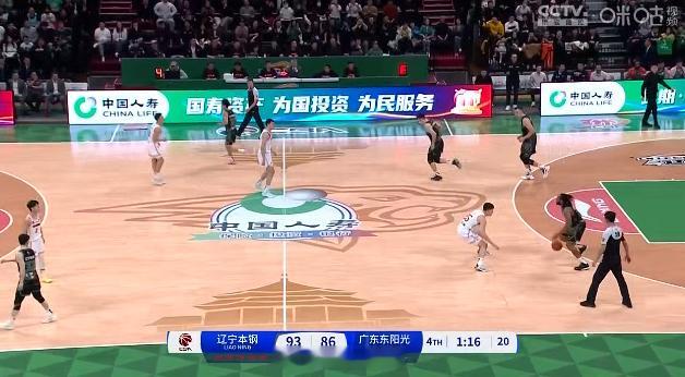 没了，还是延误不了进攻，进攻延误不了，以辽宁队外线的投射能力，宏远没有办法的。这