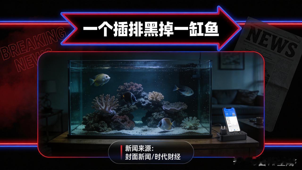 智能插排"被黑"鱼缸团灭

智能生活神话碎了，一个插排黑掉一缸鱼。

9月30日