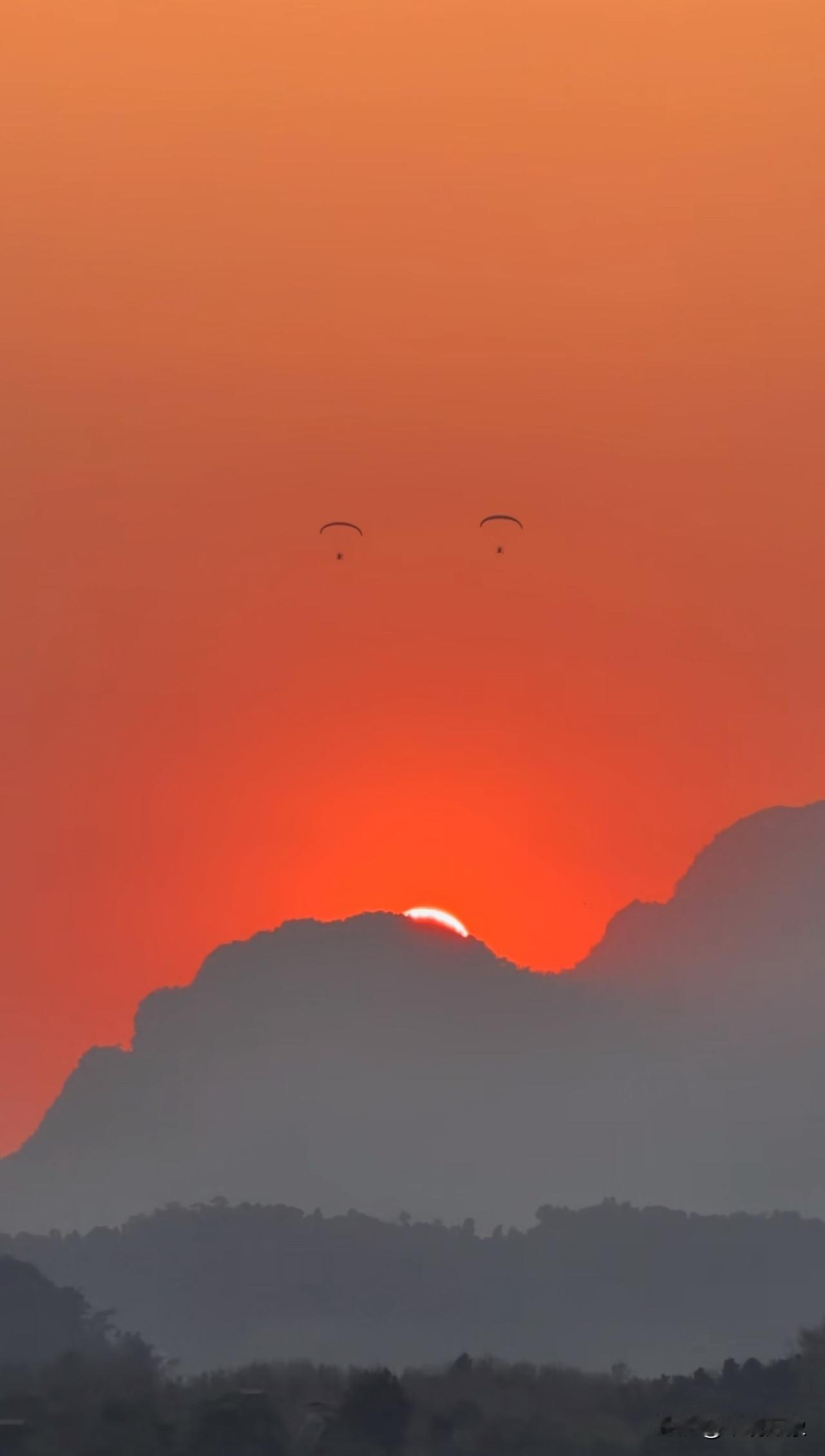 多么有意思的画面＃日落