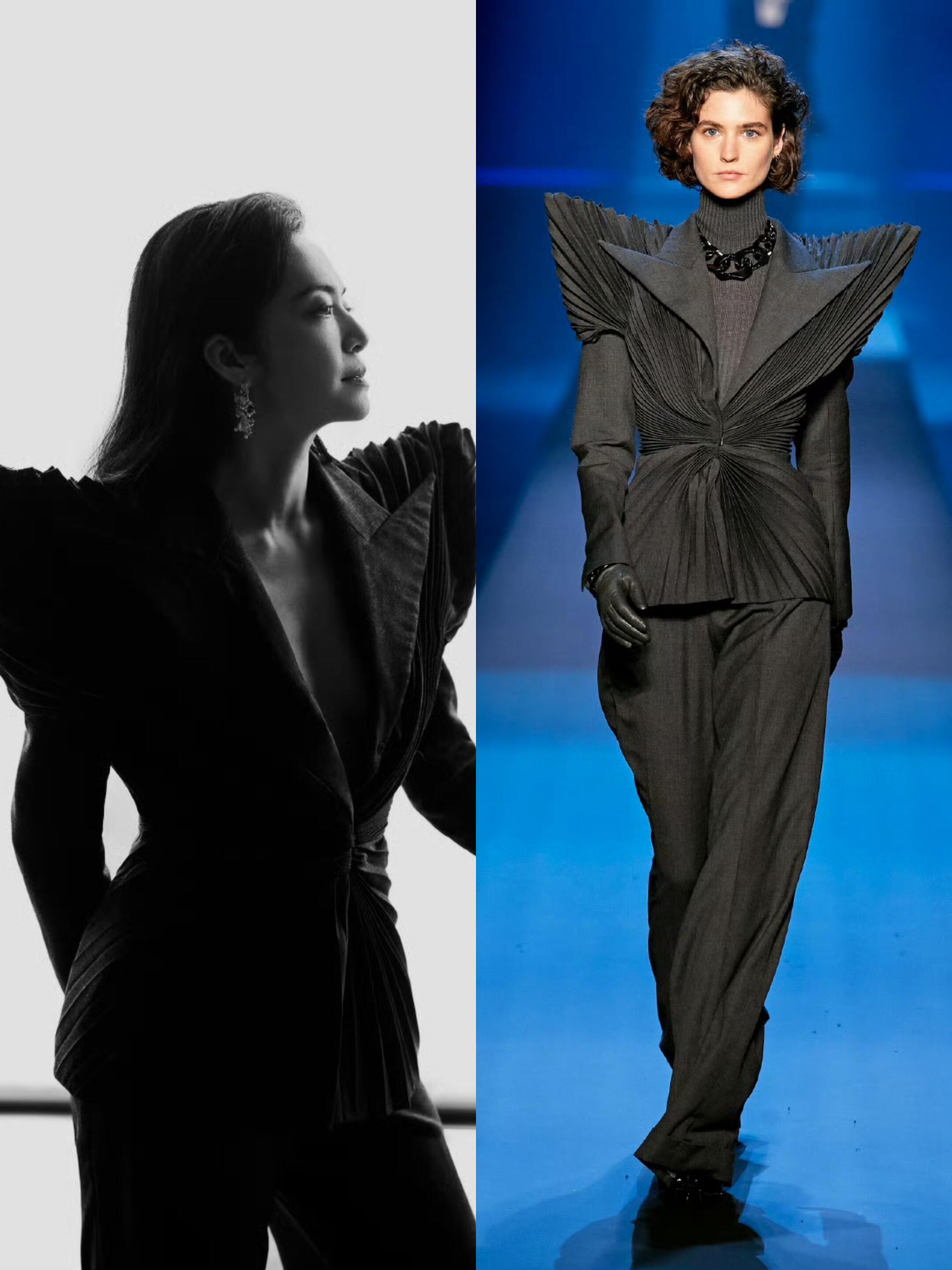 姚晨微博之夜造型释出 演绎Jean Paul Gaultier 2019秋冬高定