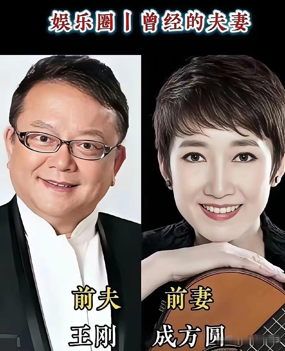 娱乐圈曾经的夫妻。王刚和成方圆、周野芒和奚美娟、刘斌和史兰芽……这些名字放在一起