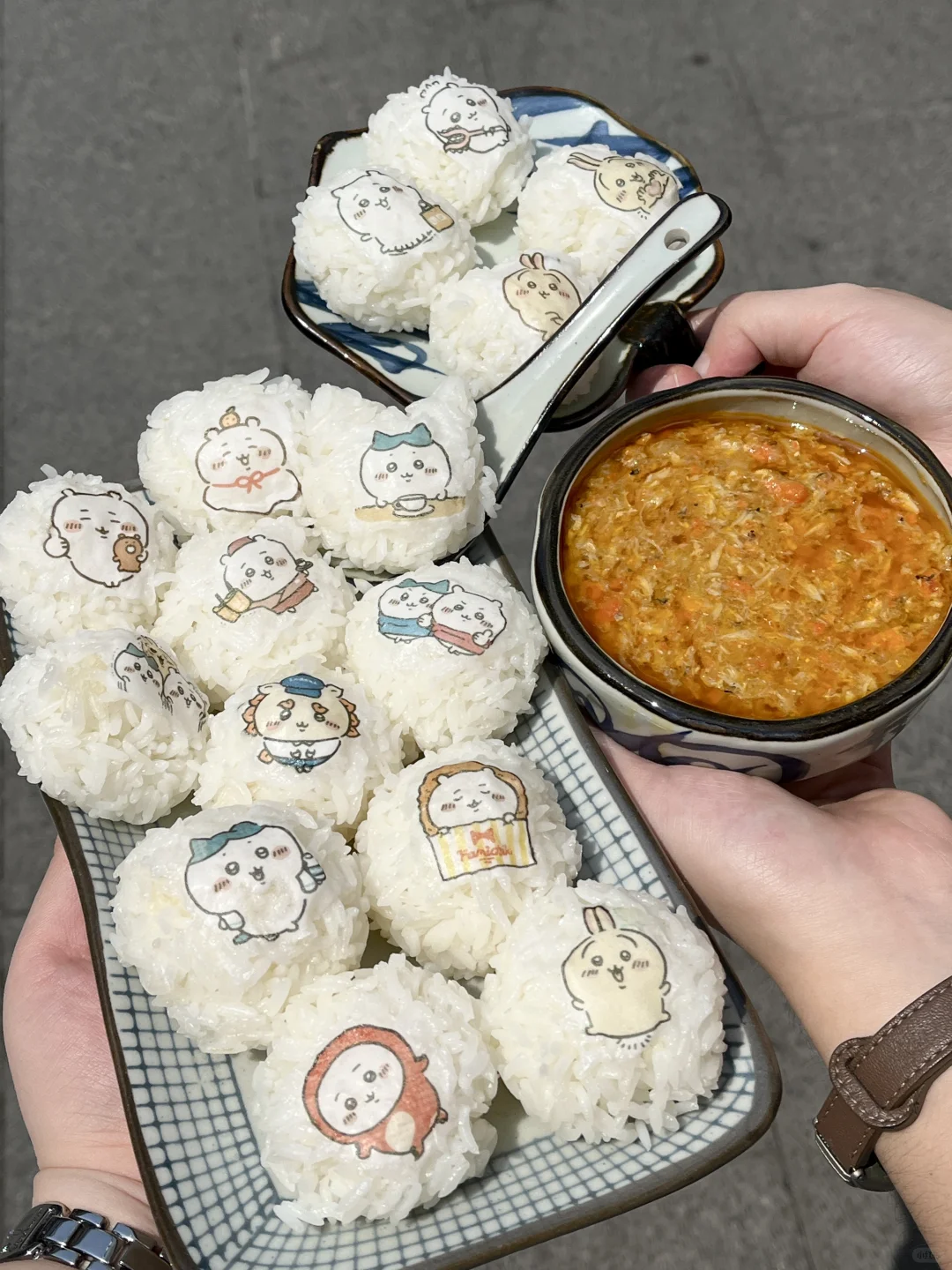 长沙南门口…chiikawa饭团！！快去！好可爱🥹🥹
