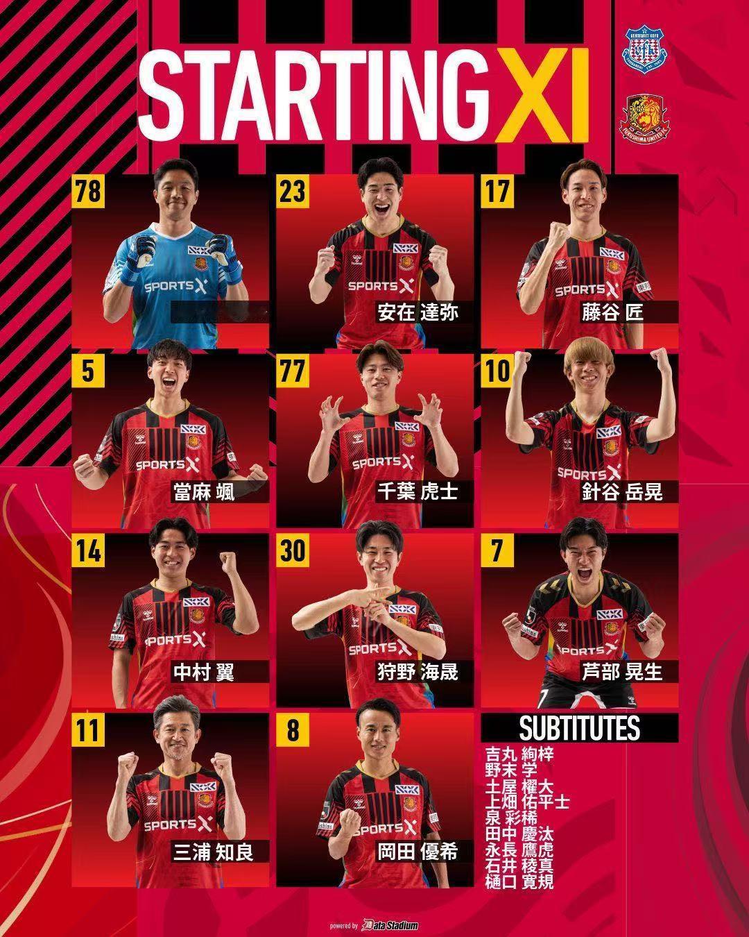59岁的三浦知良迎来明治安田J联赛百年愿景联赛首发！甲府：直接让我一人？J联赛日