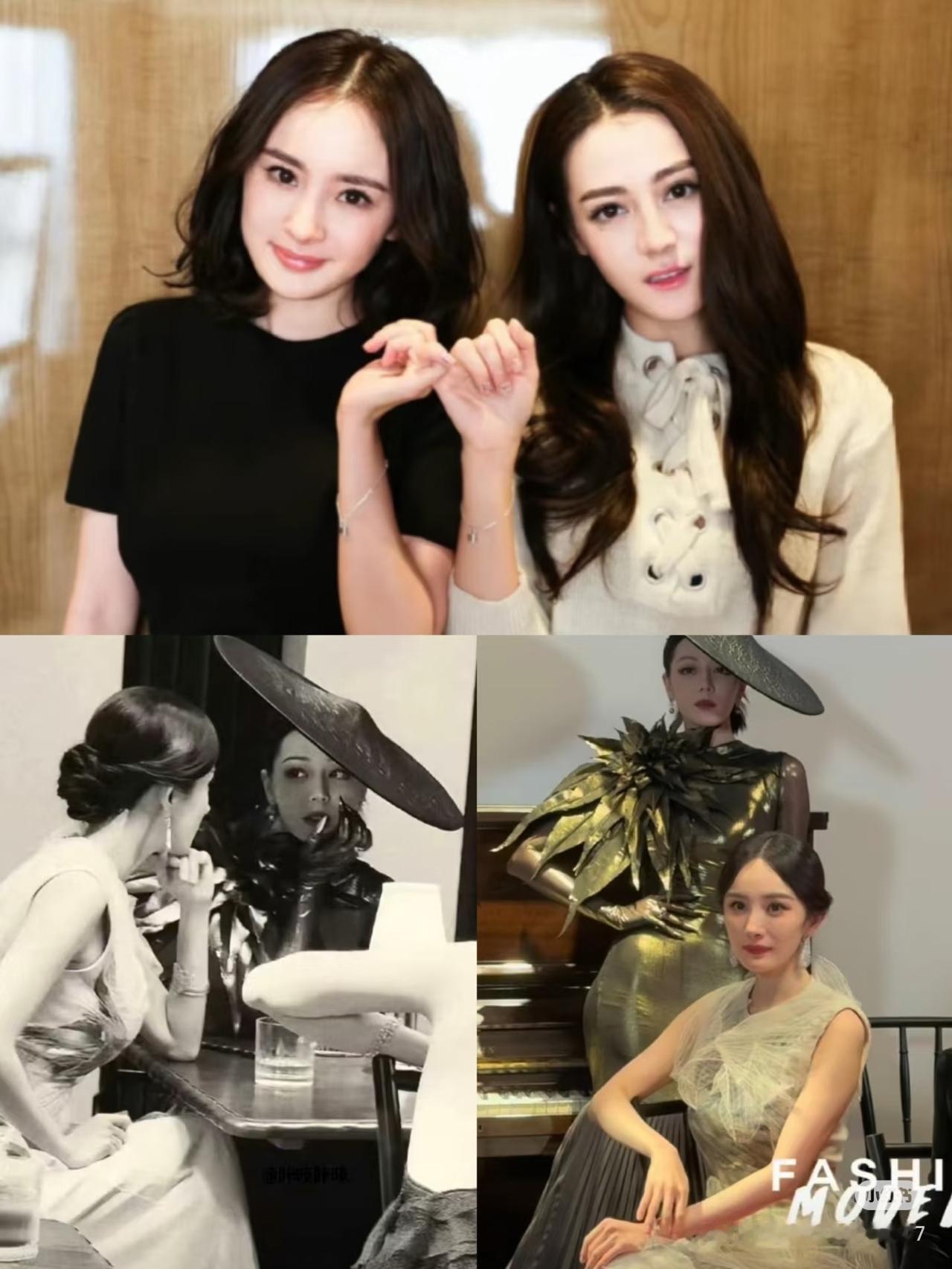 • 杨幂是又灵又飒的那种，自带气场，眼睛会勾人，是那种精明、灵动、带点小锋利的美