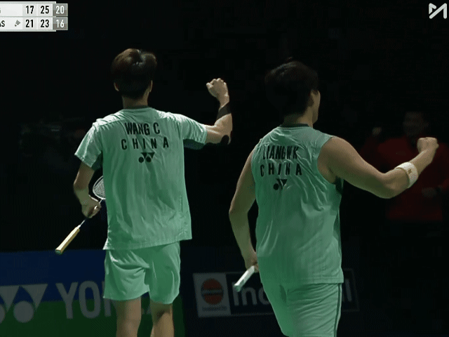 梁伟铿王昶2比1绿川大辉山下恭平（-17，23，16）获得2026年印度羽毛球公