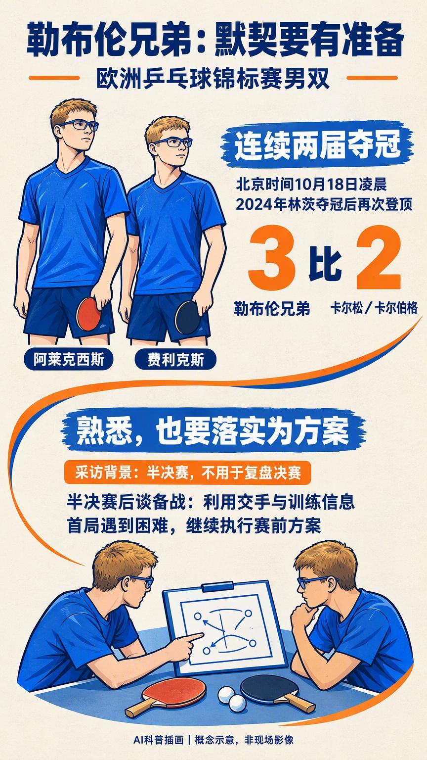 兄弟搭档天然更默契？勒布伦兄弟靠的不是“读心术”北京时间10月18日凌晨，勒布伦