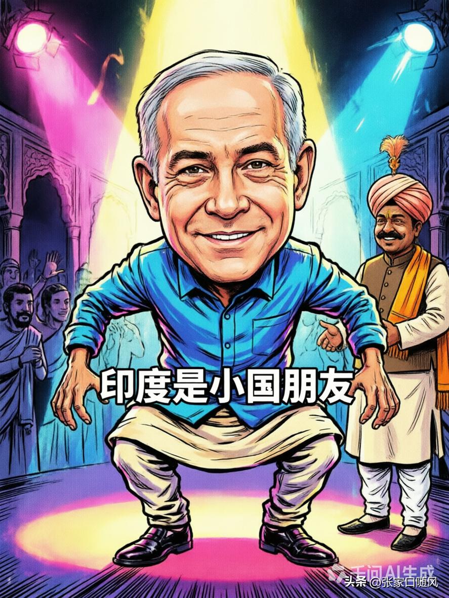 印度从来都是以大国自居，以色列居然称呼印度为小国。两个国家，前段时间还结成亲戚，