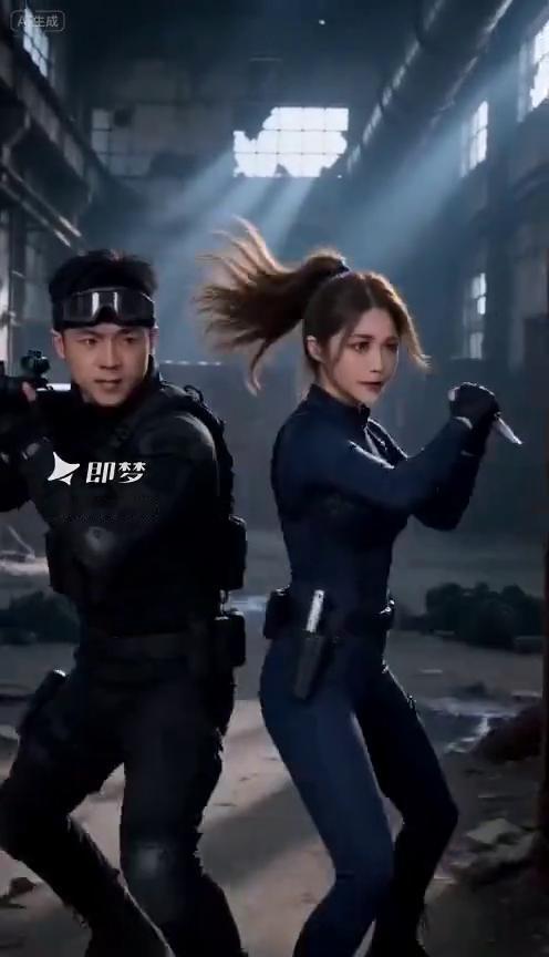 即梦AI。
三点上相重火力，收到，爆破准备，任务完成，清扫完毕。
来即梦过100