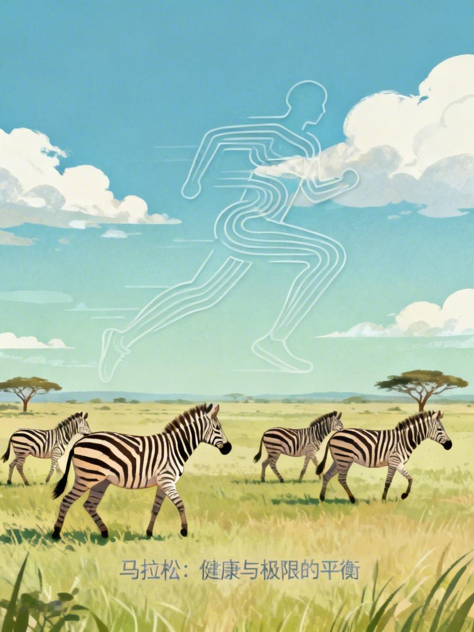 又听说一个跑马拉松的哥们猝然倒地，被120拉走了！非洲大草原上的斑马一天最多也就