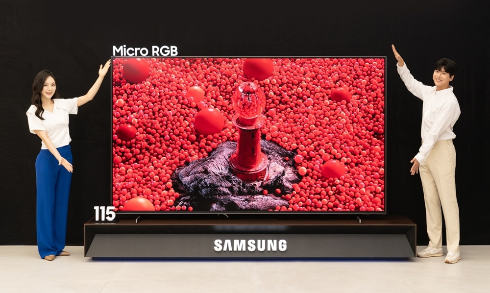 三星电子推出全球首款采用下一代显示技术的“Micro RGB 电视”这款新产品彻