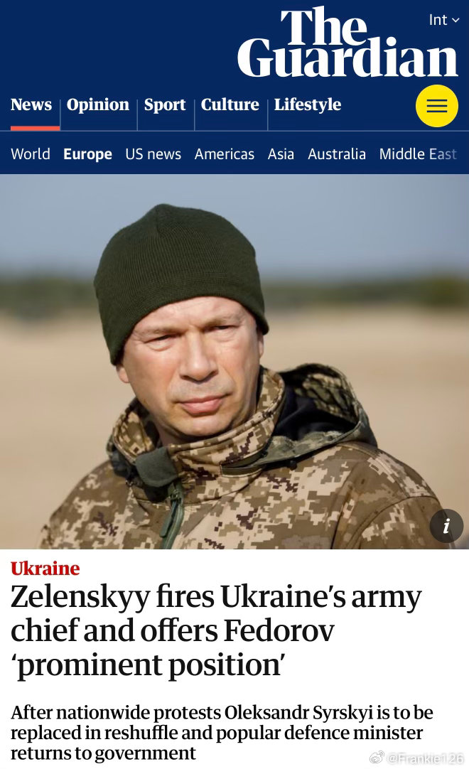 《衛報》（The Guardian）的報道指出，烏克蘭軍隊正在從傳統軍事思維轉向